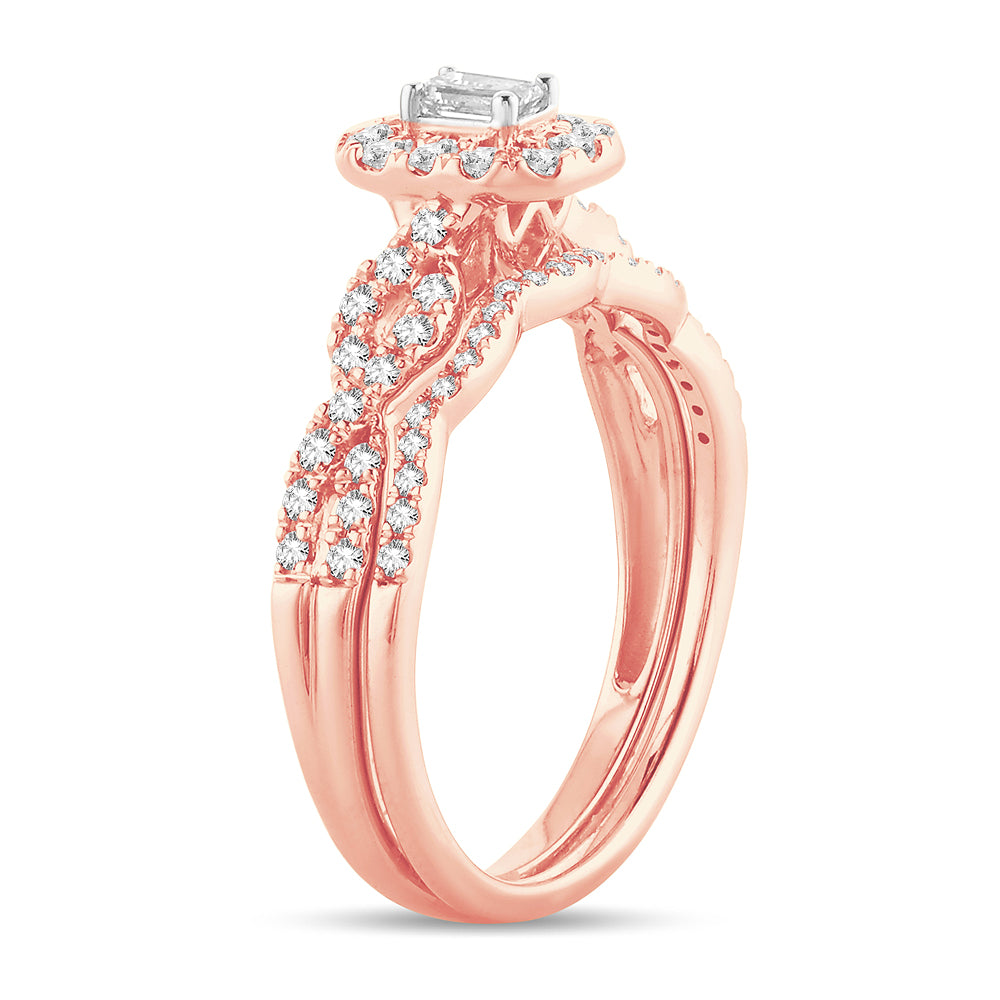 14K 0.60CT Diamond Bridal Ring