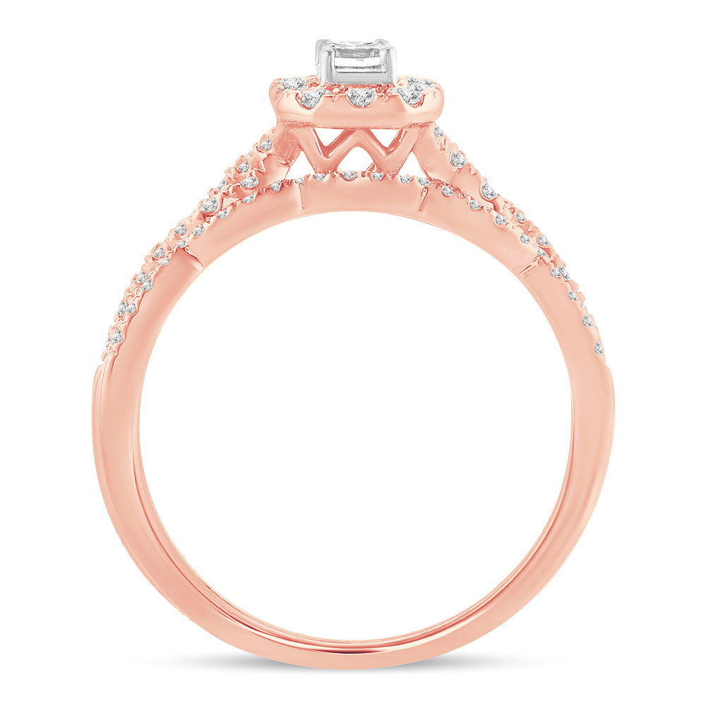 14K 0.60CT Diamond Bridal Ring
