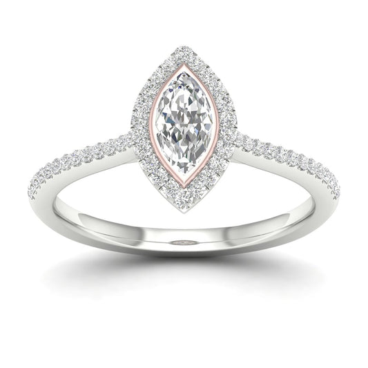 14K 0.33CT Diamond Ring