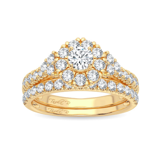 14K 1.00CT Diamond Bridal Ring