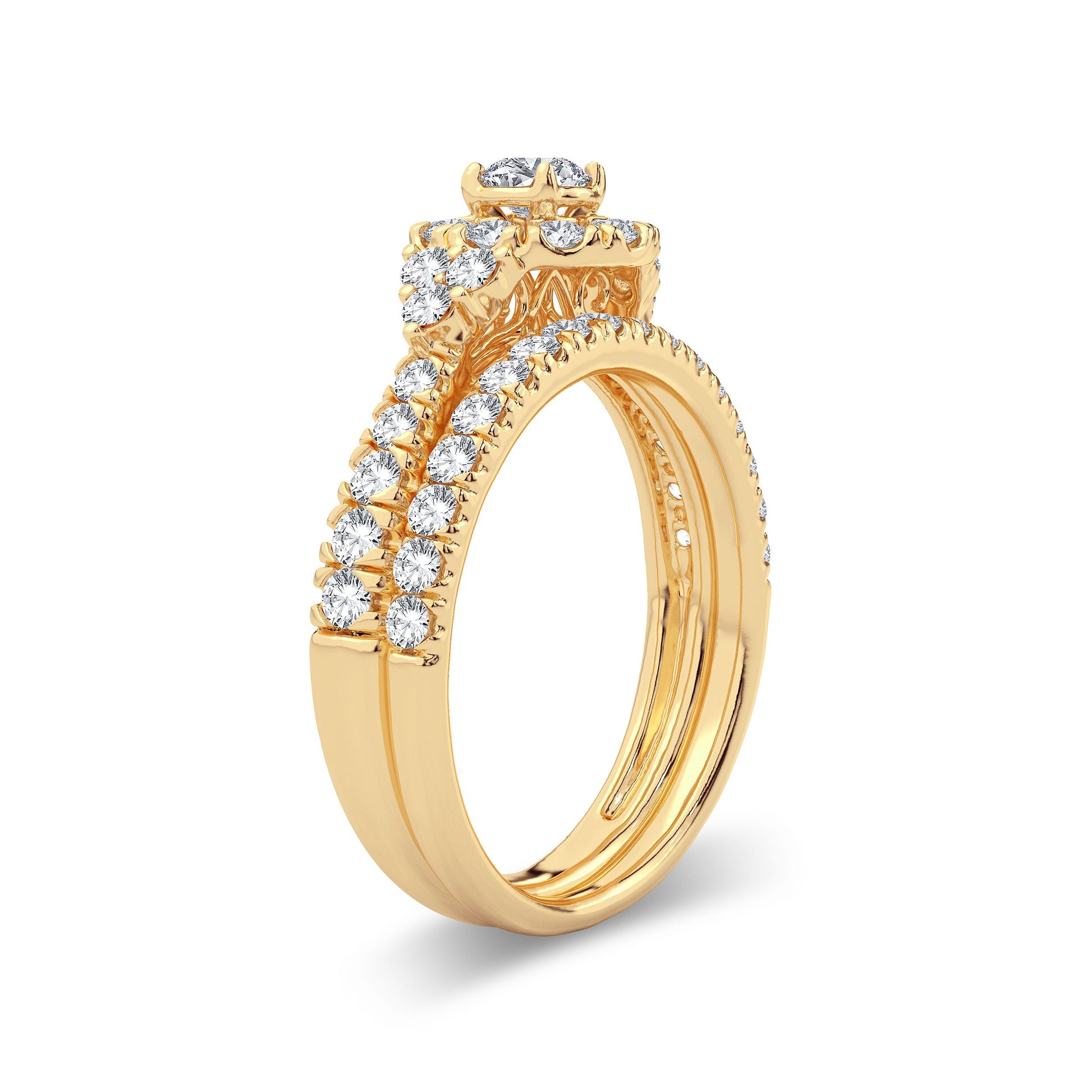 14K 1.00CT Diamond Bridal Ring