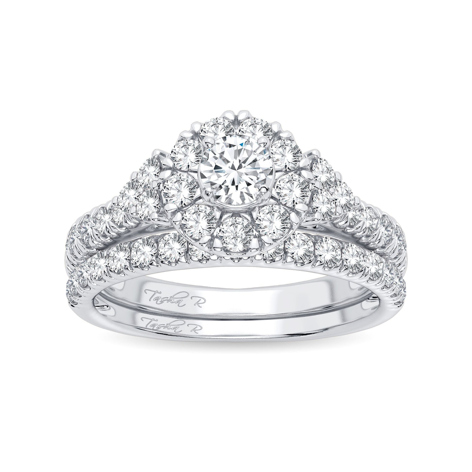14K 1.00CT Diamond Bridal Ring