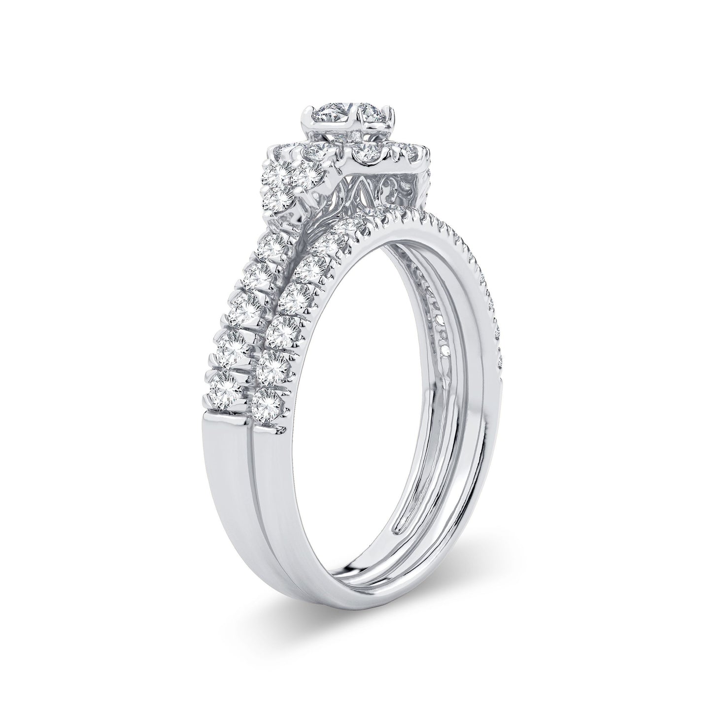 14K 1.00CT Diamond Bridal Ring