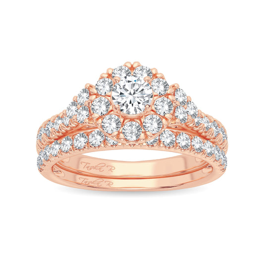 14K 1.00CT Diamond Bridal Ring