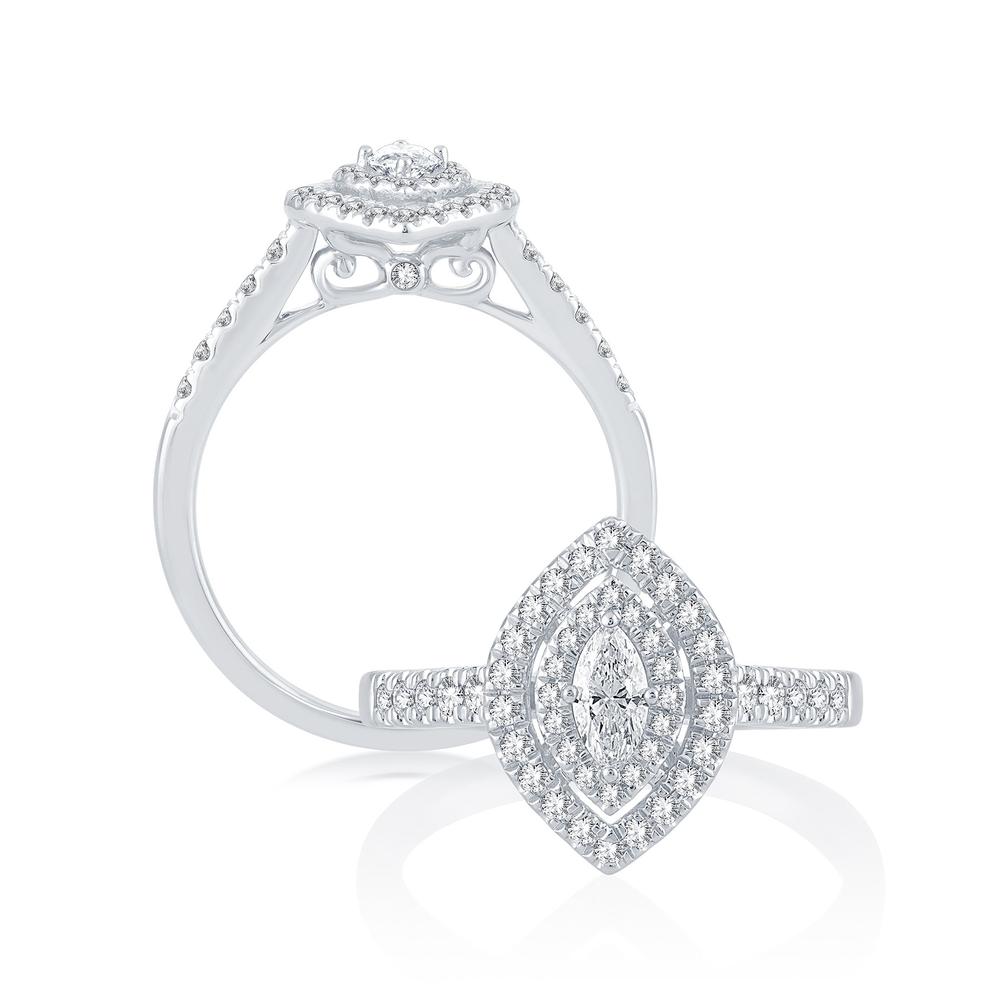 14K 0.53CT Diamond Ring