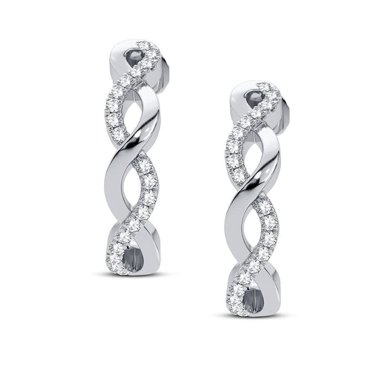 14K 0.10CT Diamond Earring