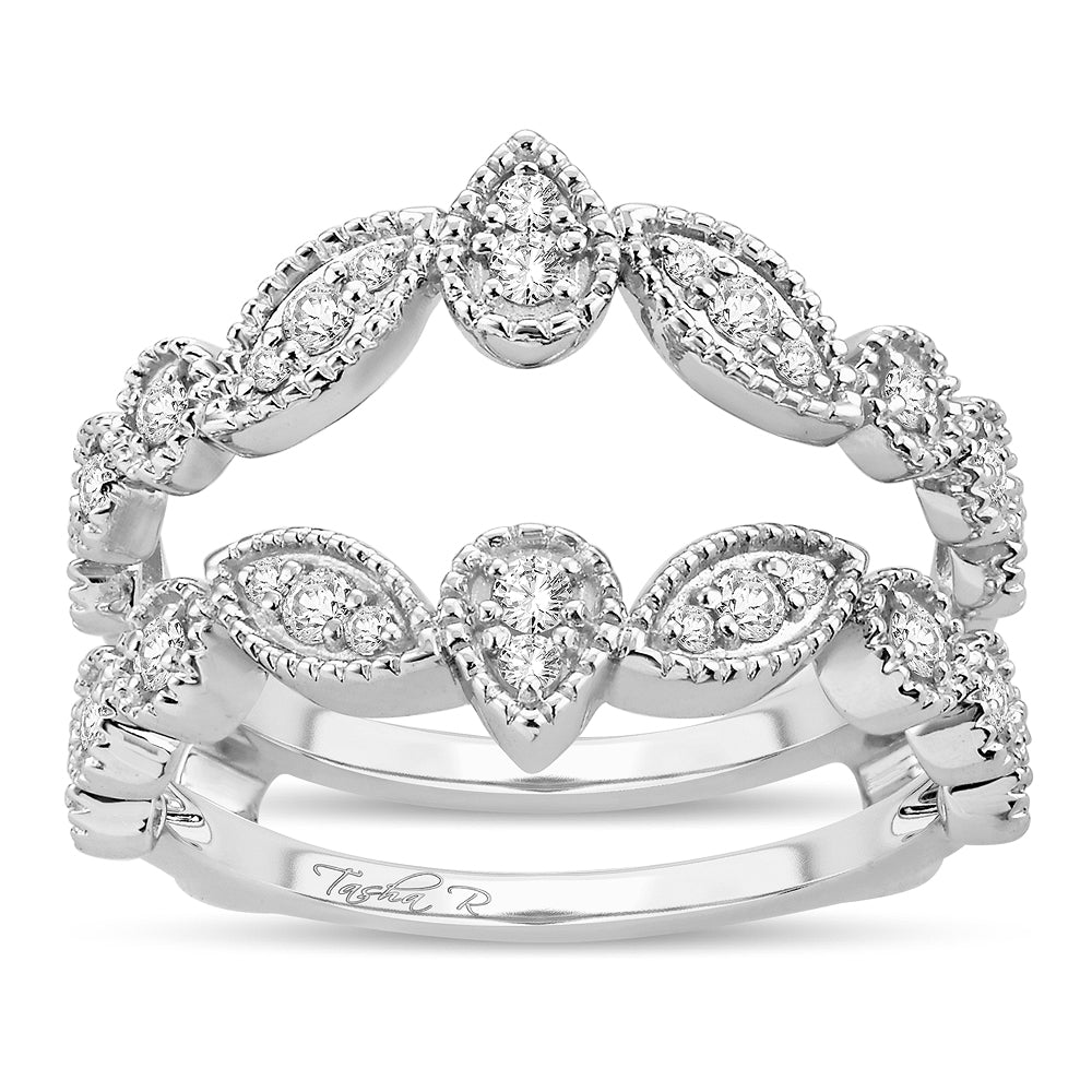 14K 0.33CT Diamond Ring Guard