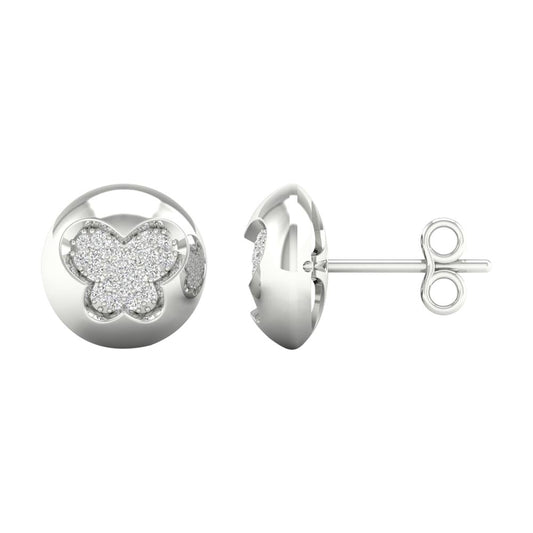10K 0.12CT Diamond Earring