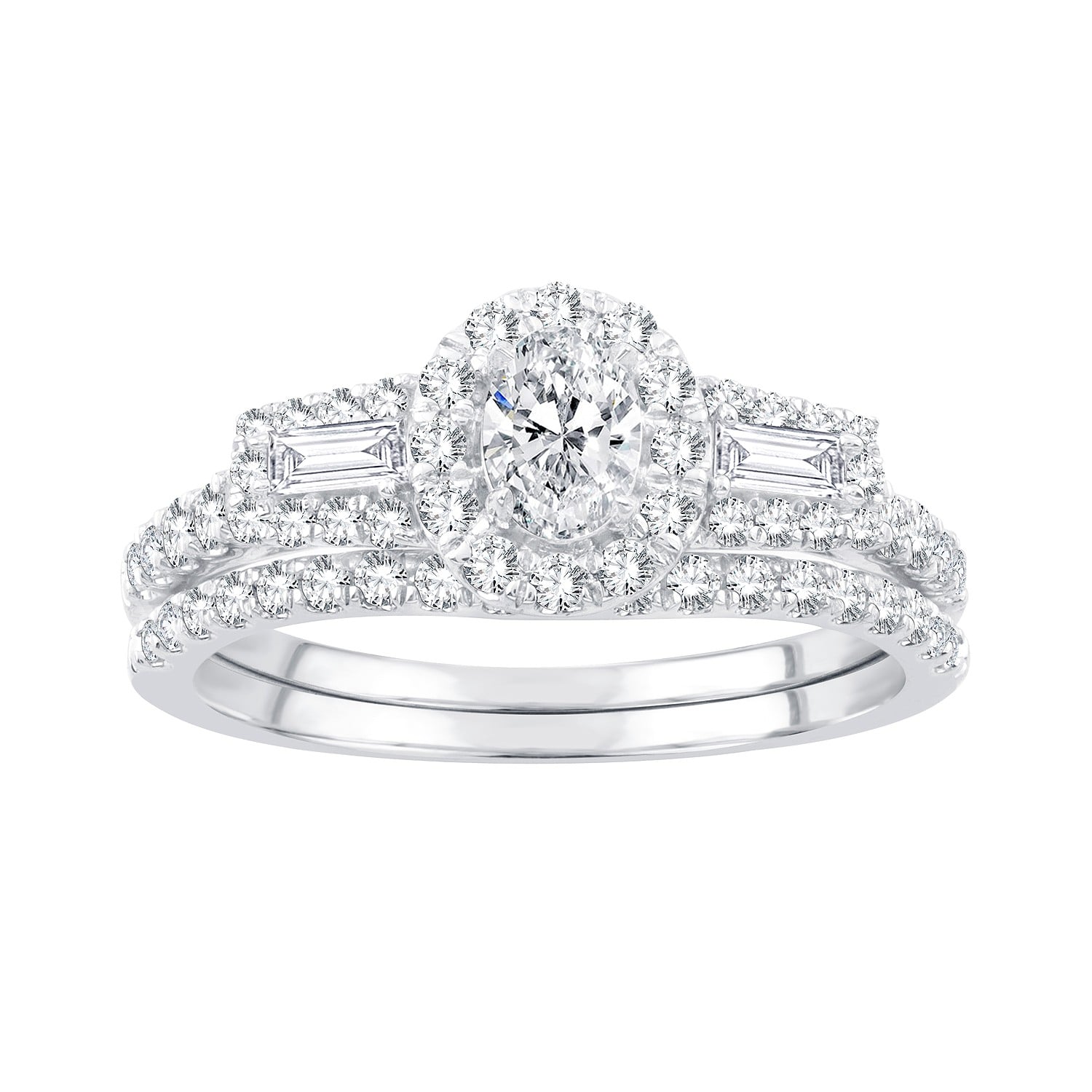 14K 1.00CT Diamond Bridal Ring
