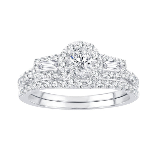 14K 1.00CT Diamond Bridal Ring
