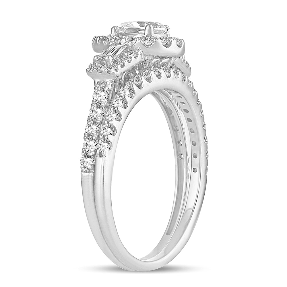 14K 1.00CT Diamond Bridal Ring