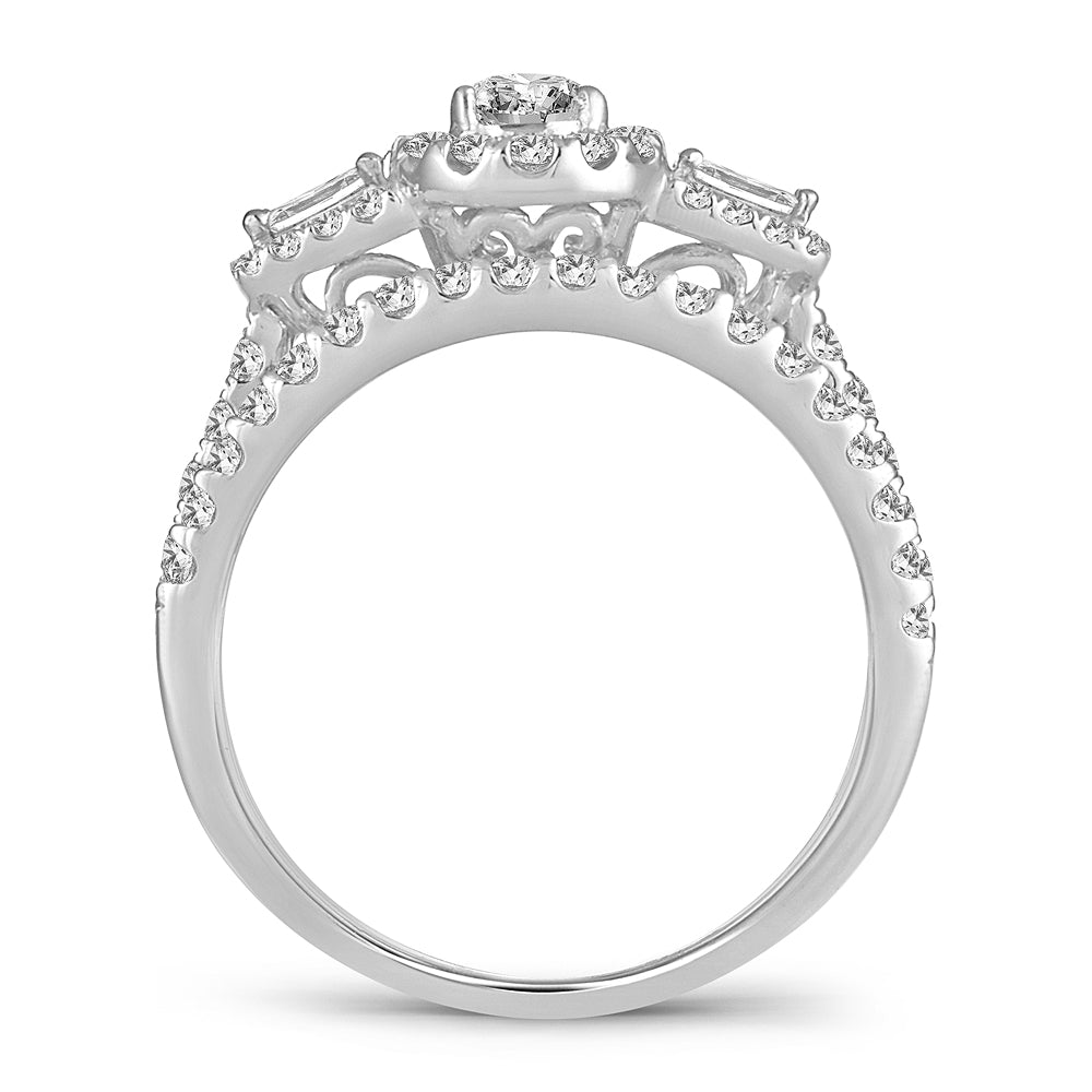 14K 1.00CT Diamond Bridal Ring