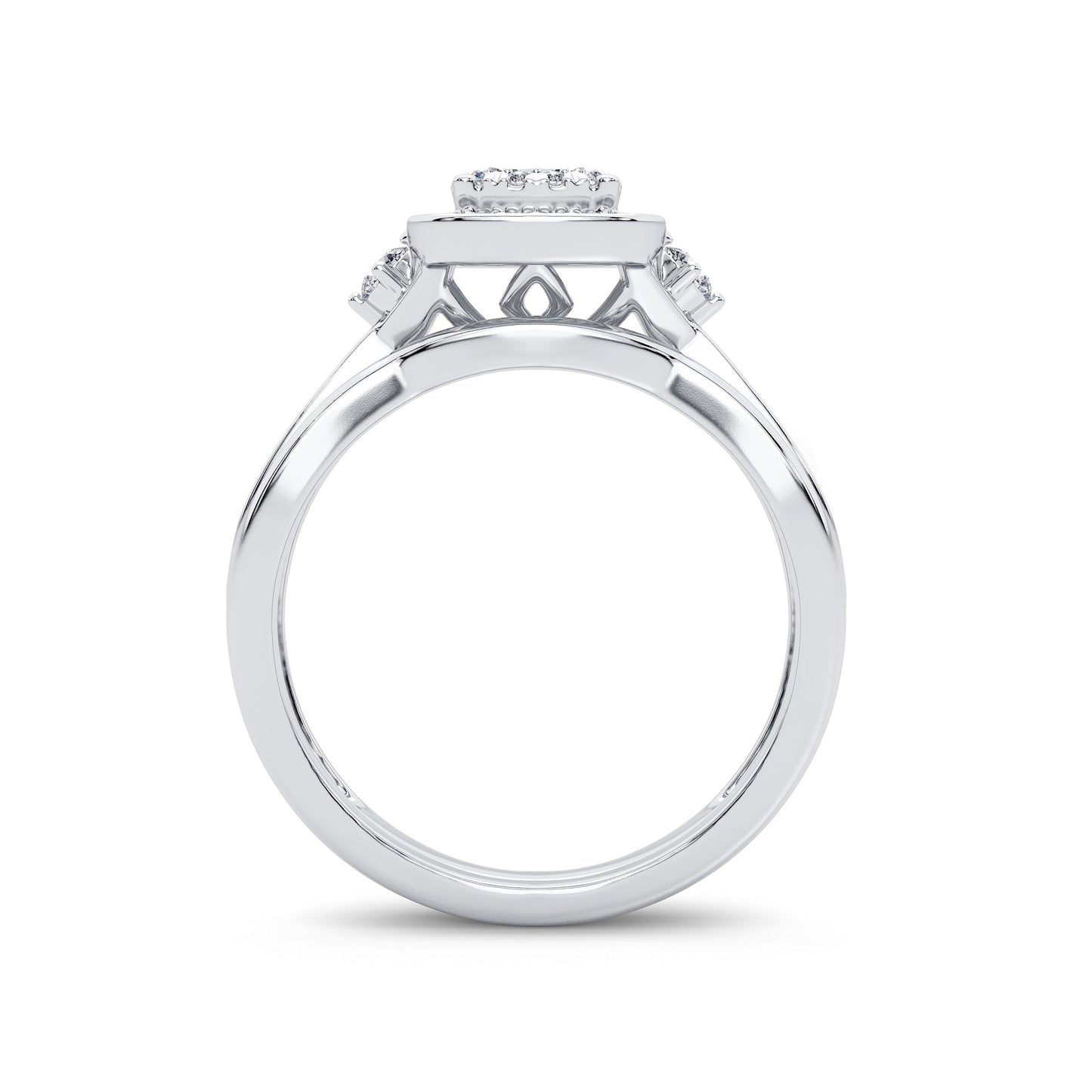 14K 0.40CT Diamond Bridal Ring