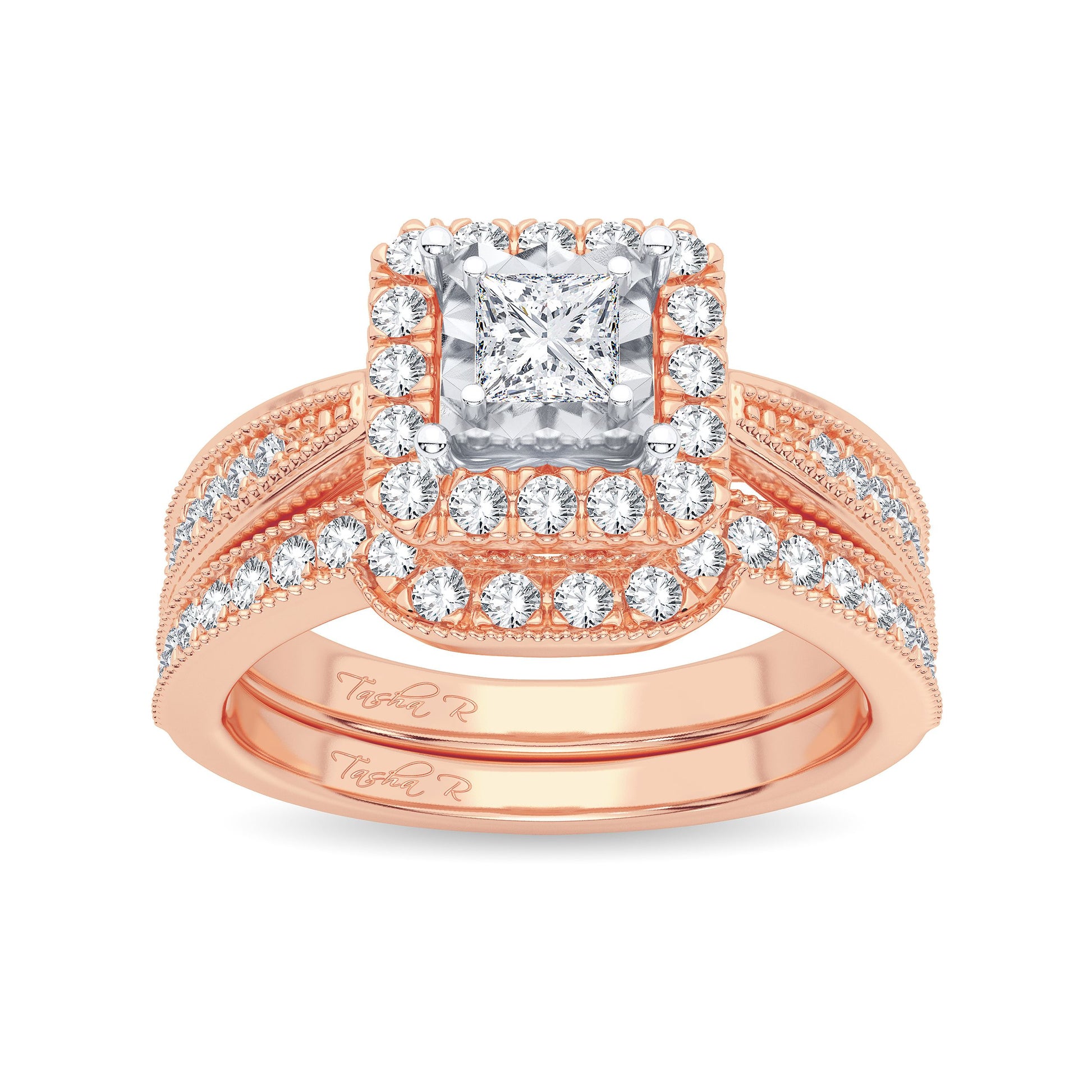 14K 0.75CT Diamond Bridal Ring