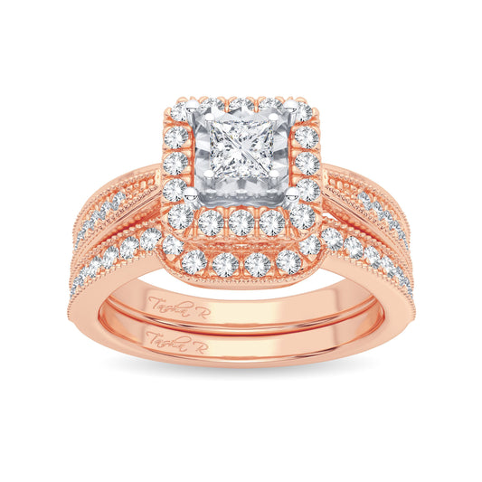14K 0.75CT Diamond Bridal Ring
