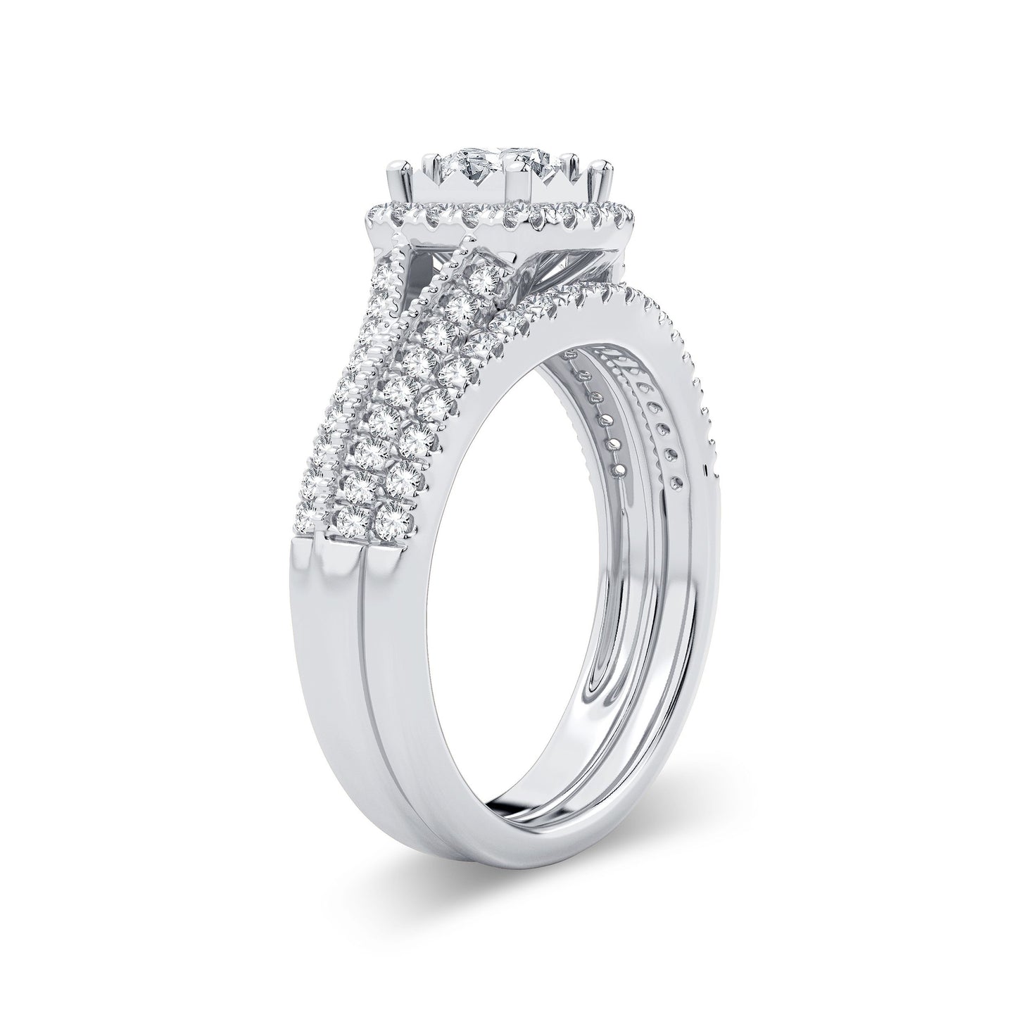 14K 0.75CT Diamond Bridal Ring