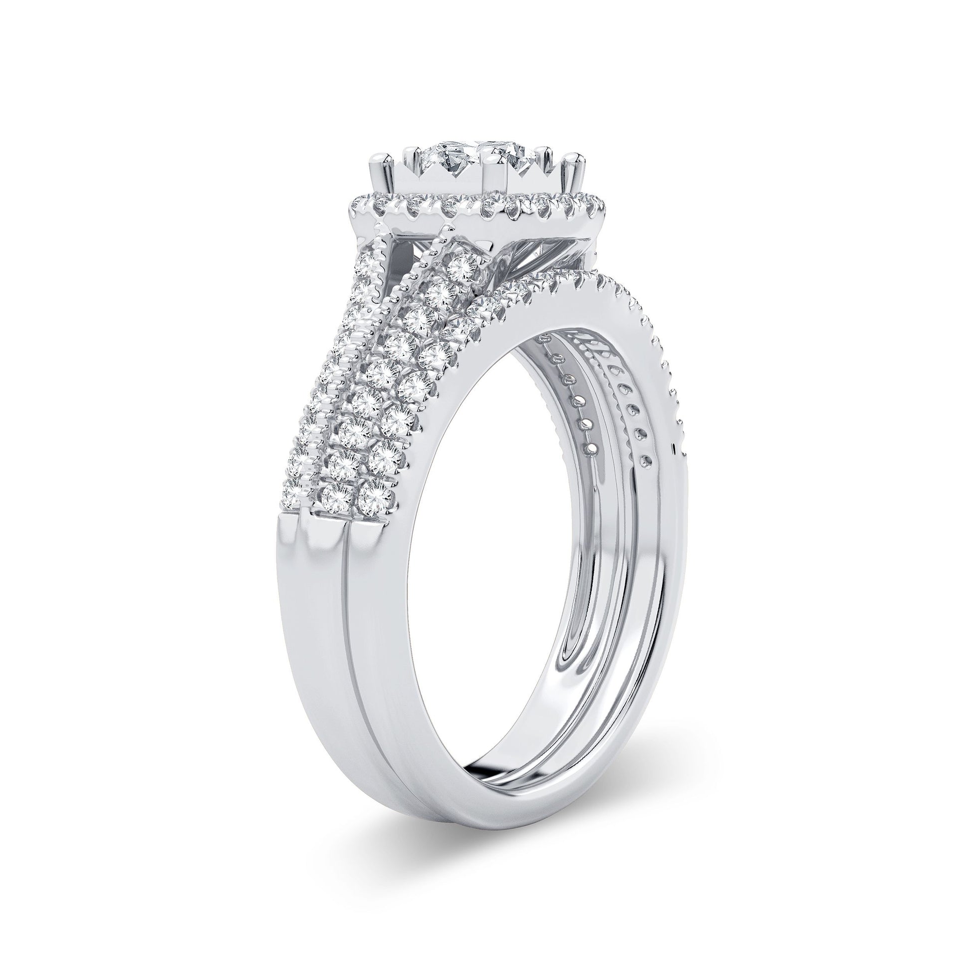 14K 0.75CT Diamond Bridal Ring