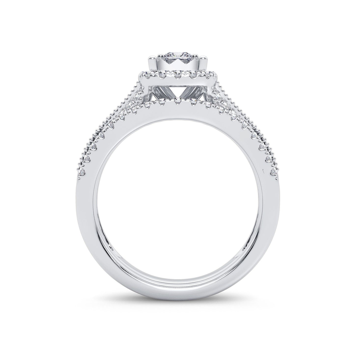 14K 0.75CT Diamond Bridal Ring