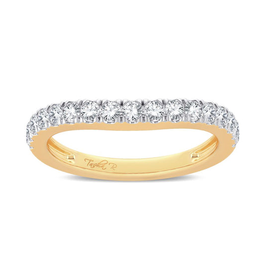 14K 0.50CT Diamond Enhancer Band