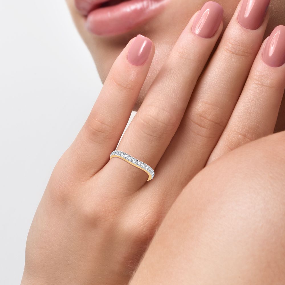 14K 0.50CT Diamond Enhancer Band