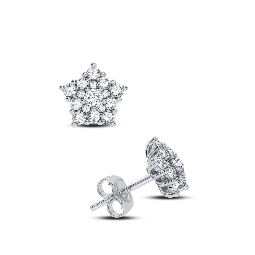 14K 0.25CT Diamond Earring
