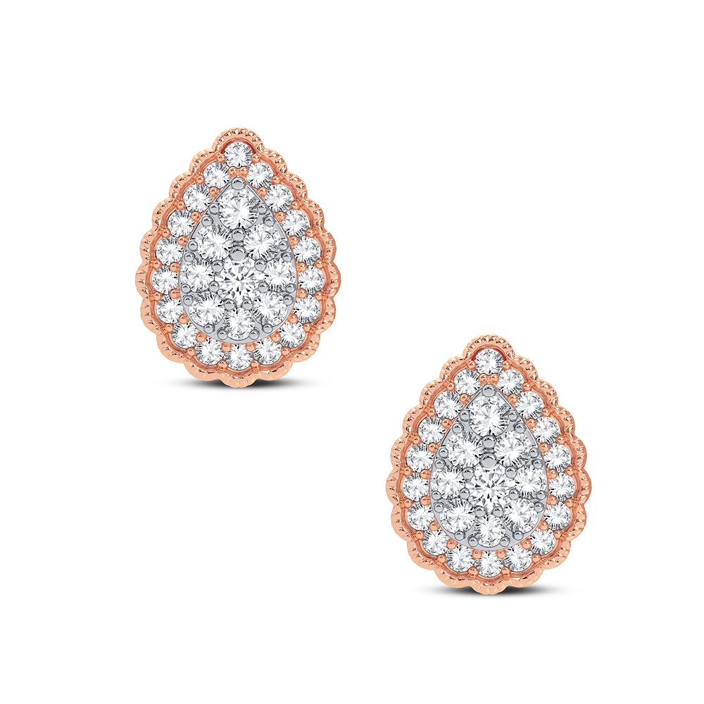 14K 0.50CT Diamond Earring