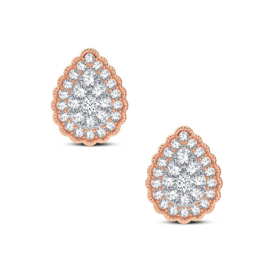 14K 0.50CT Diamond Earring