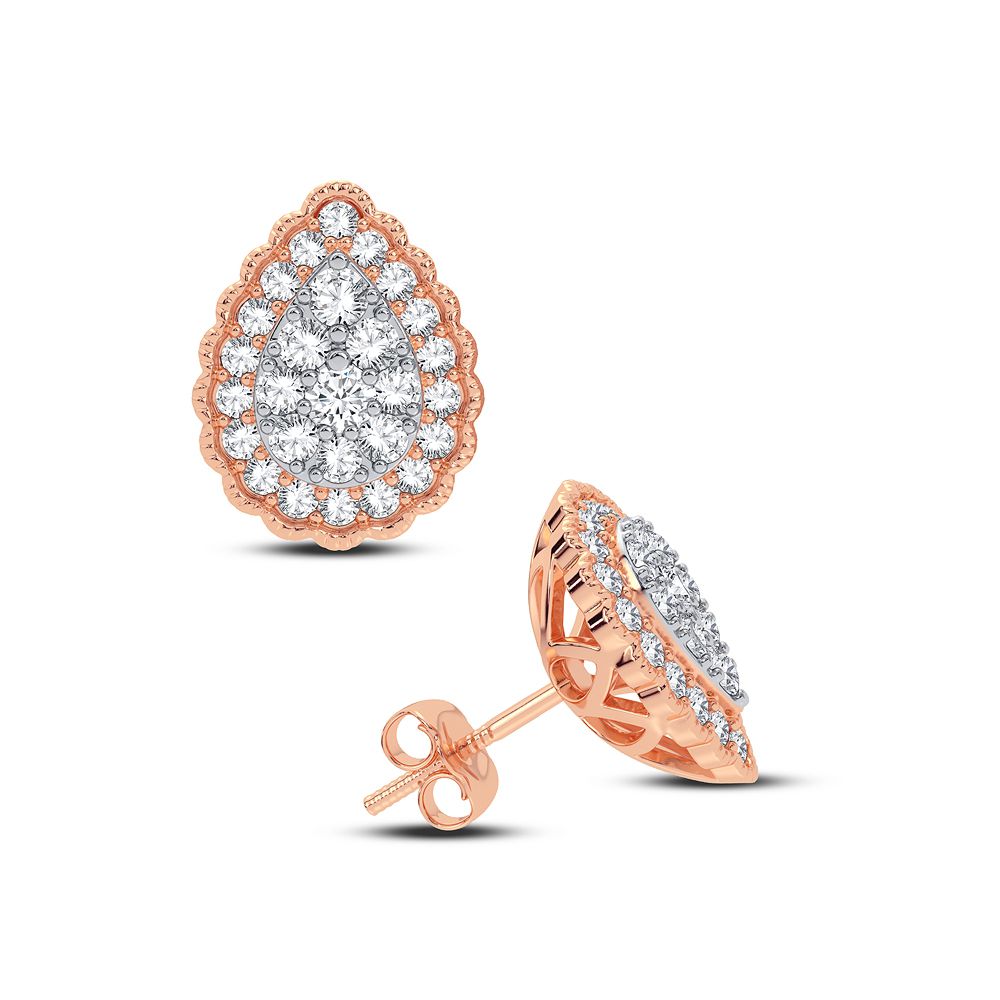 14K 0.50CT Diamond Earring