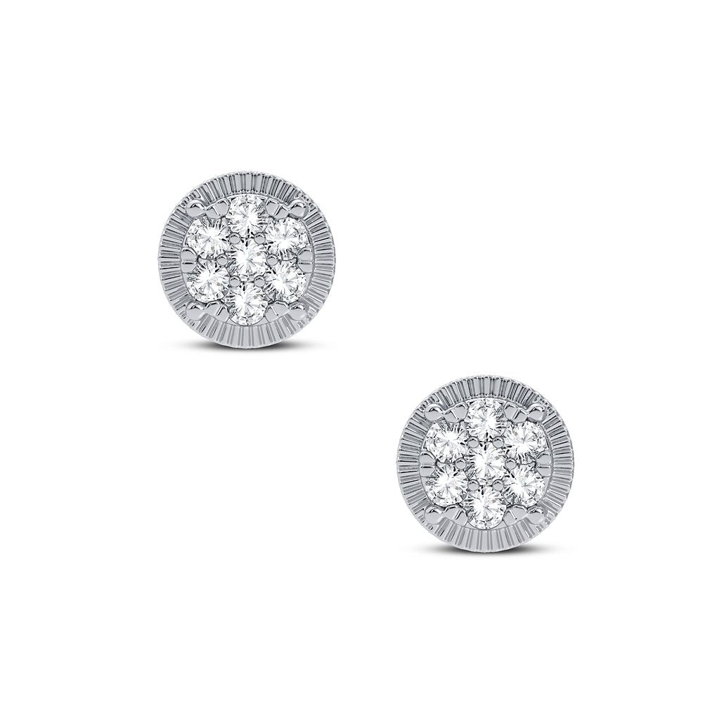 14K 0.25CT Diamond Earring
