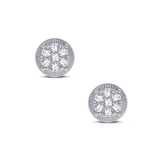 14K 0.25CT Diamond Earring