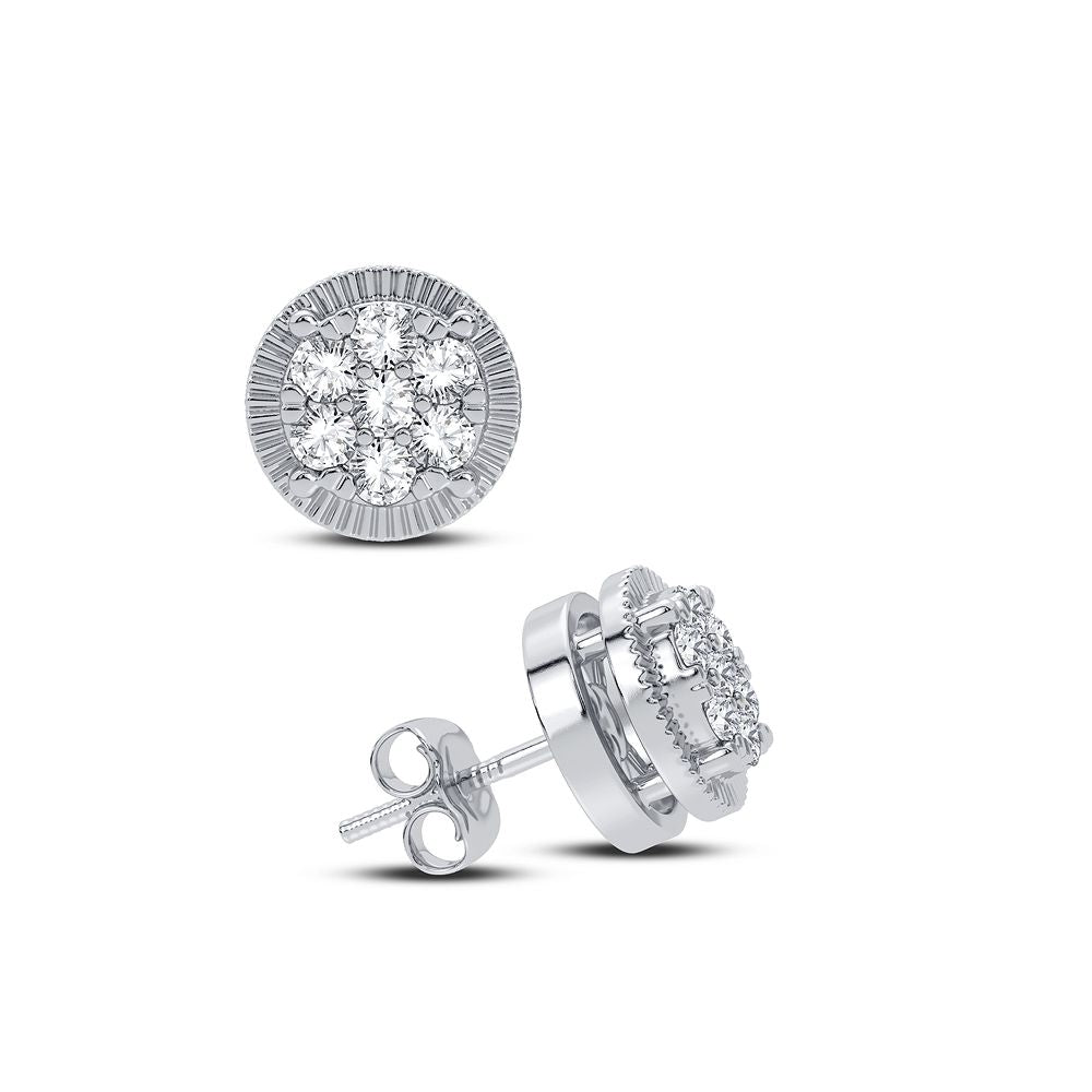 14K 0.25CT Diamond Earring