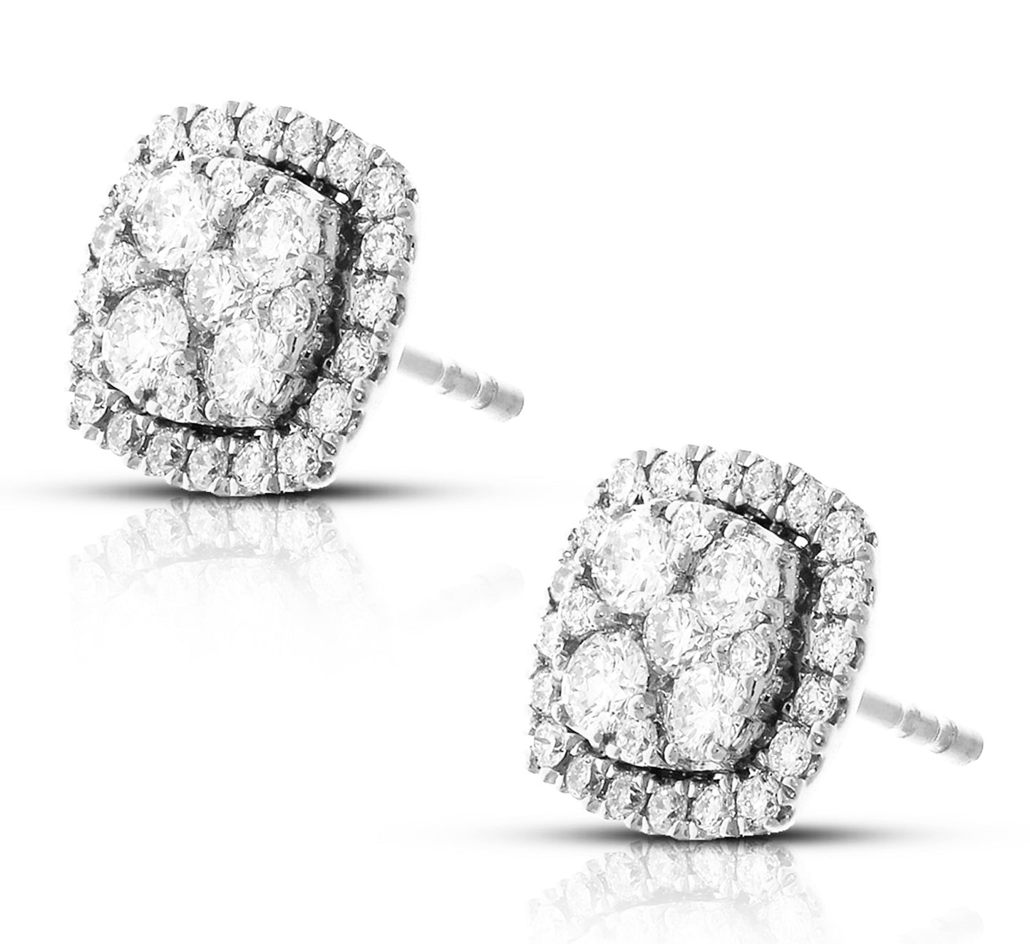 14K 0.69CT Diamond Earring