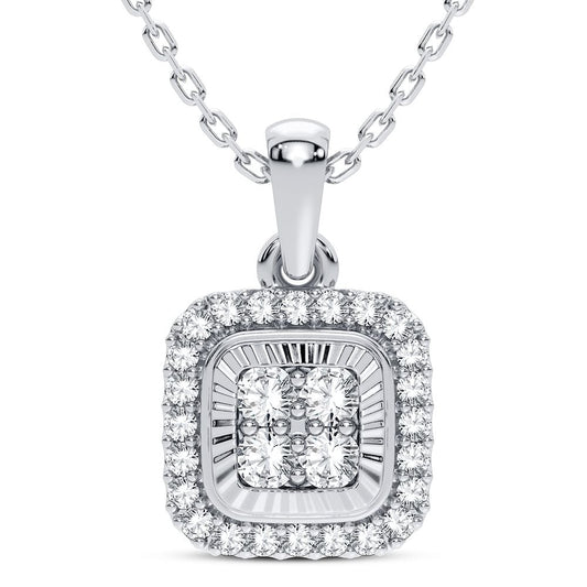 14K 0.25CT Diamond Pendant