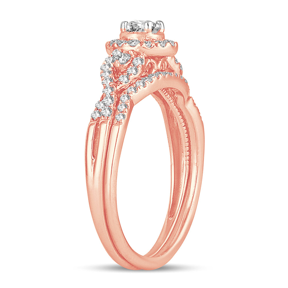 14K 0.51CT Diamond Bridal Ring