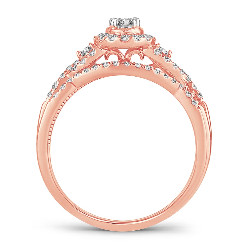 14K 0.51CT Diamond Bridal Ring