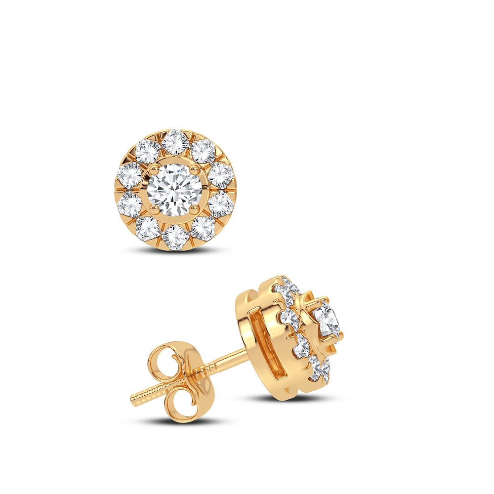 14K 0.25CT Diamond Earring