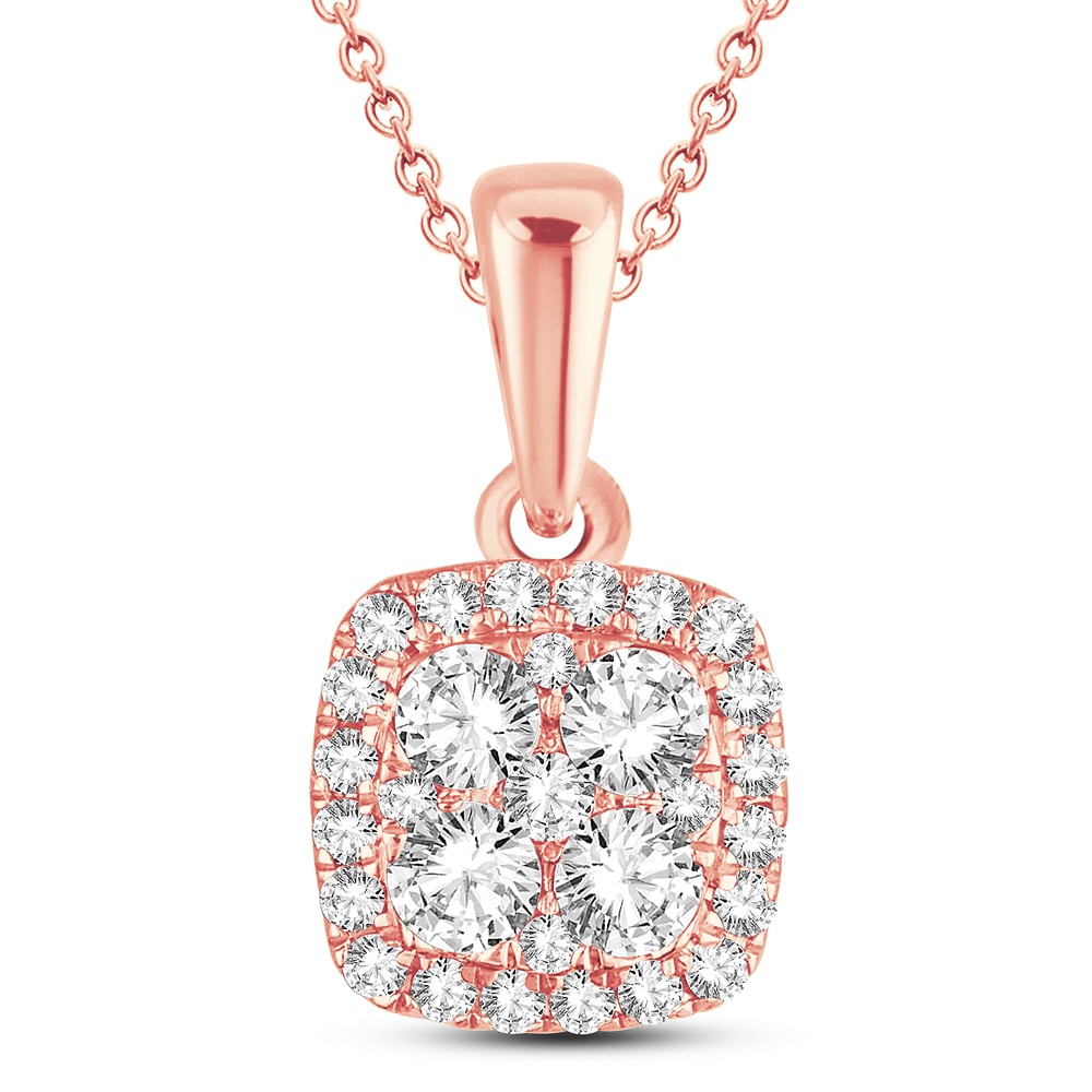 14K 0.50CT Diamond Pendant