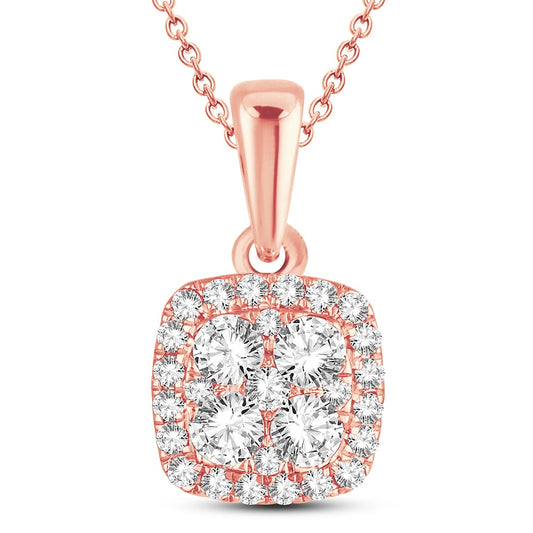 14K 0.50CT Diamond Pendant