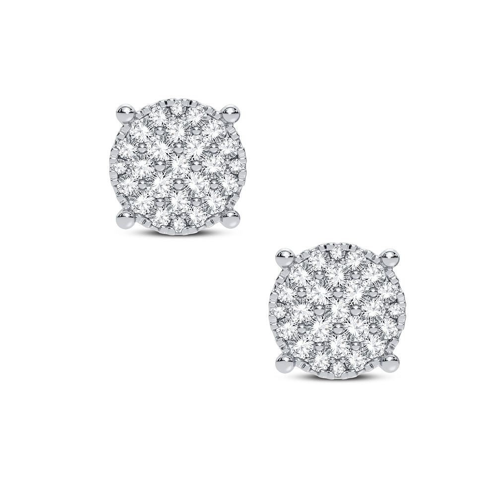 14K 0.53CT Diamond Earring