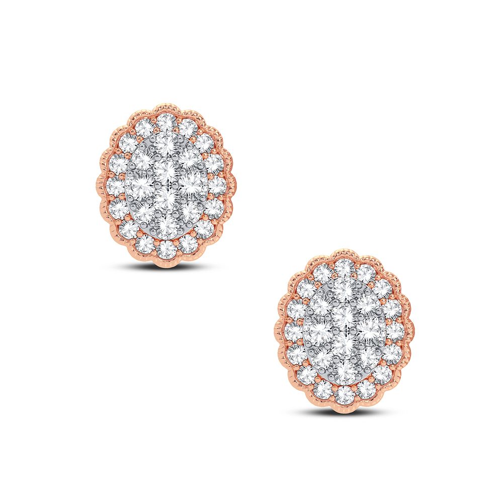 14K 0.50CT Diamond Earring