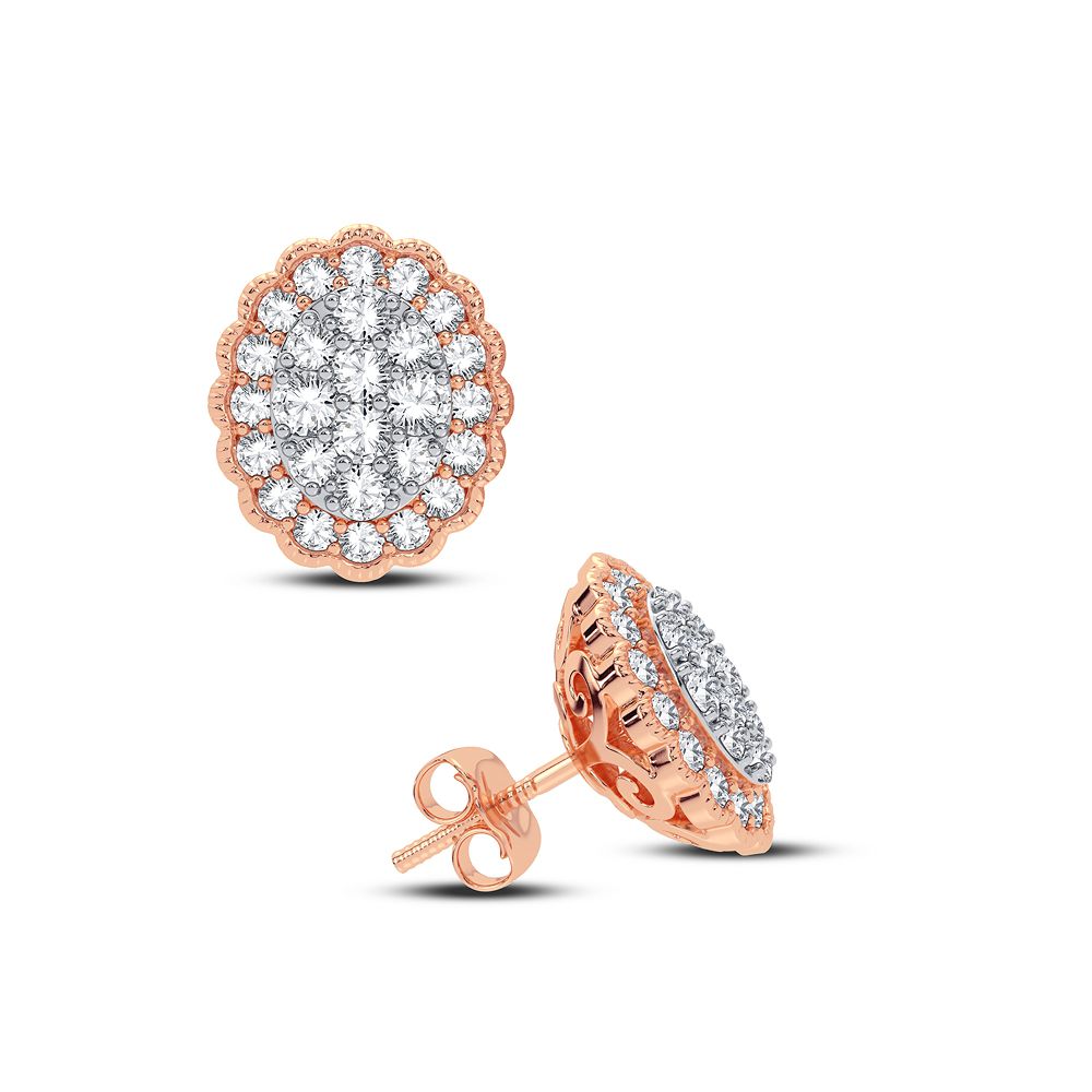 14K 0.50CT Diamond Earring