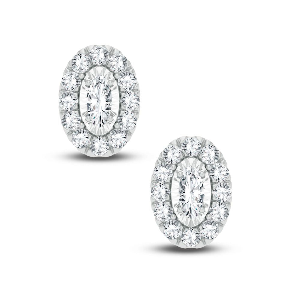 14K 0.40CT Diamond Earring