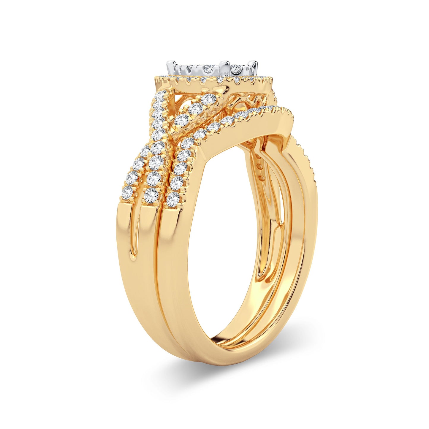 14K 0.50CT Diamond Bridal Ring