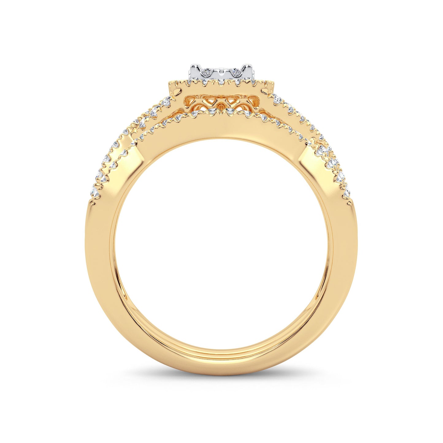 14K 0.50CT Diamond Bridal Ring