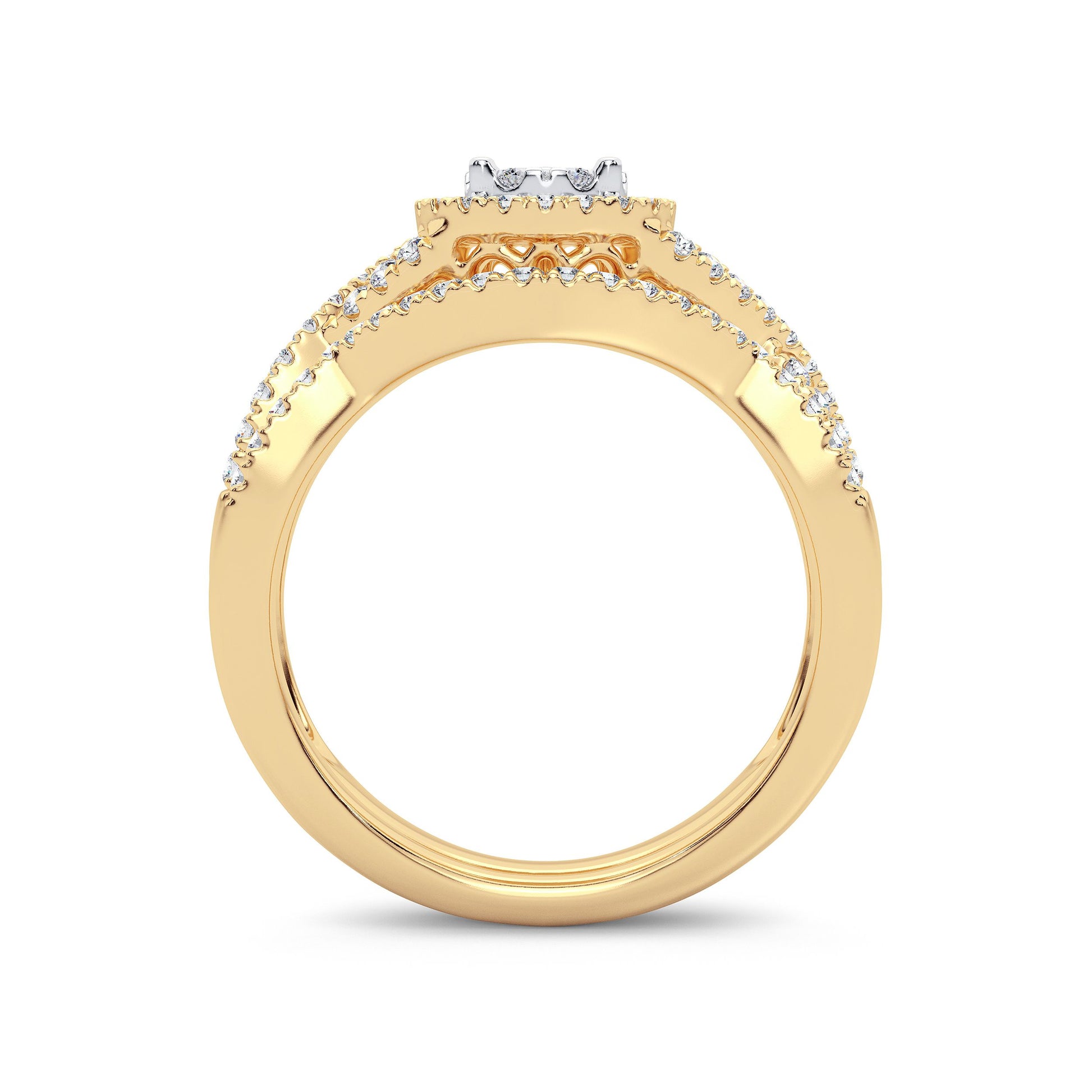 14K 0.50CT Diamond Bridal Ring