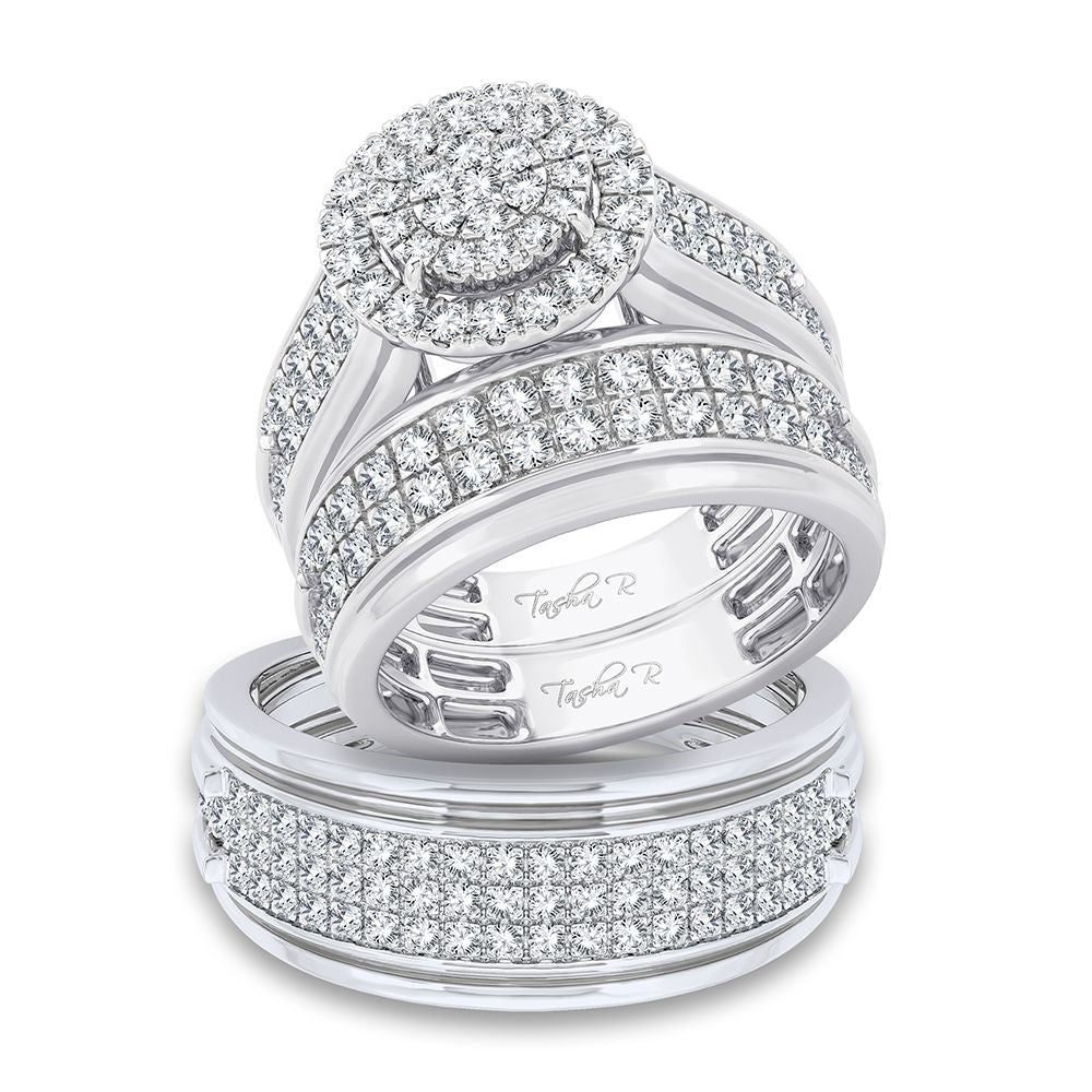 14K 2.10CT Diamond Trio Set