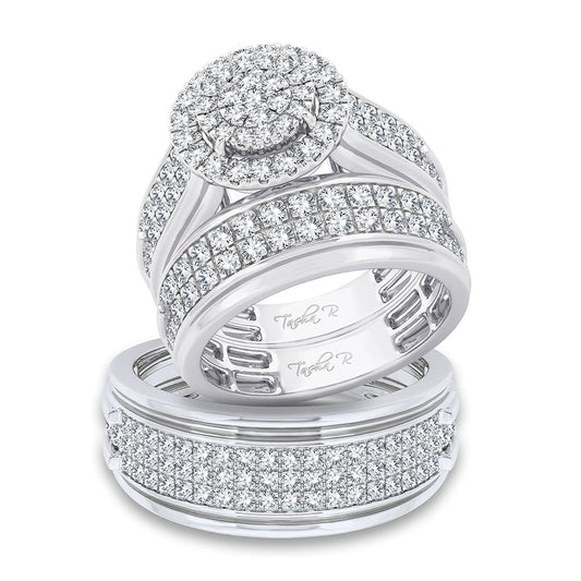 14K 2.10CT Diamond Trio Set
