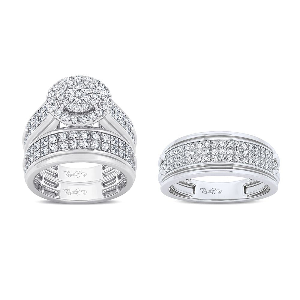 14K 2.10CT Diamond Trio Set
