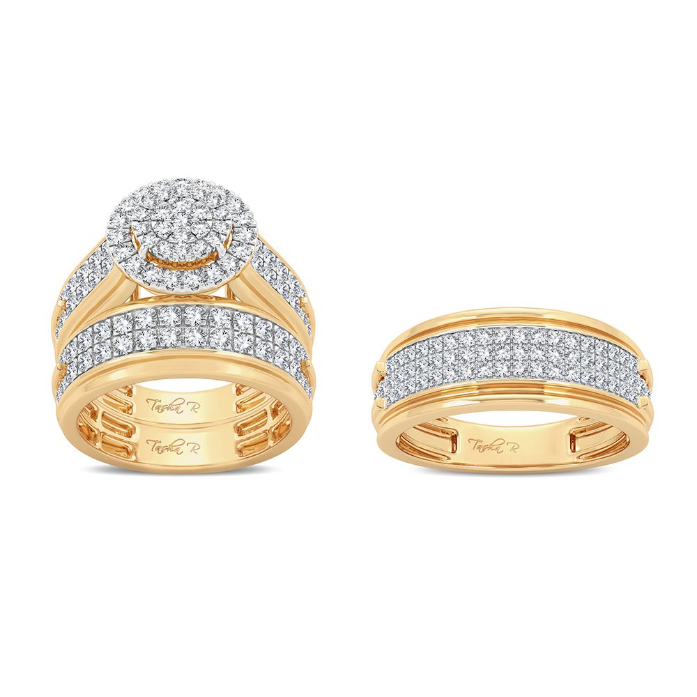 14K 2.10CT Diamond Trio Set