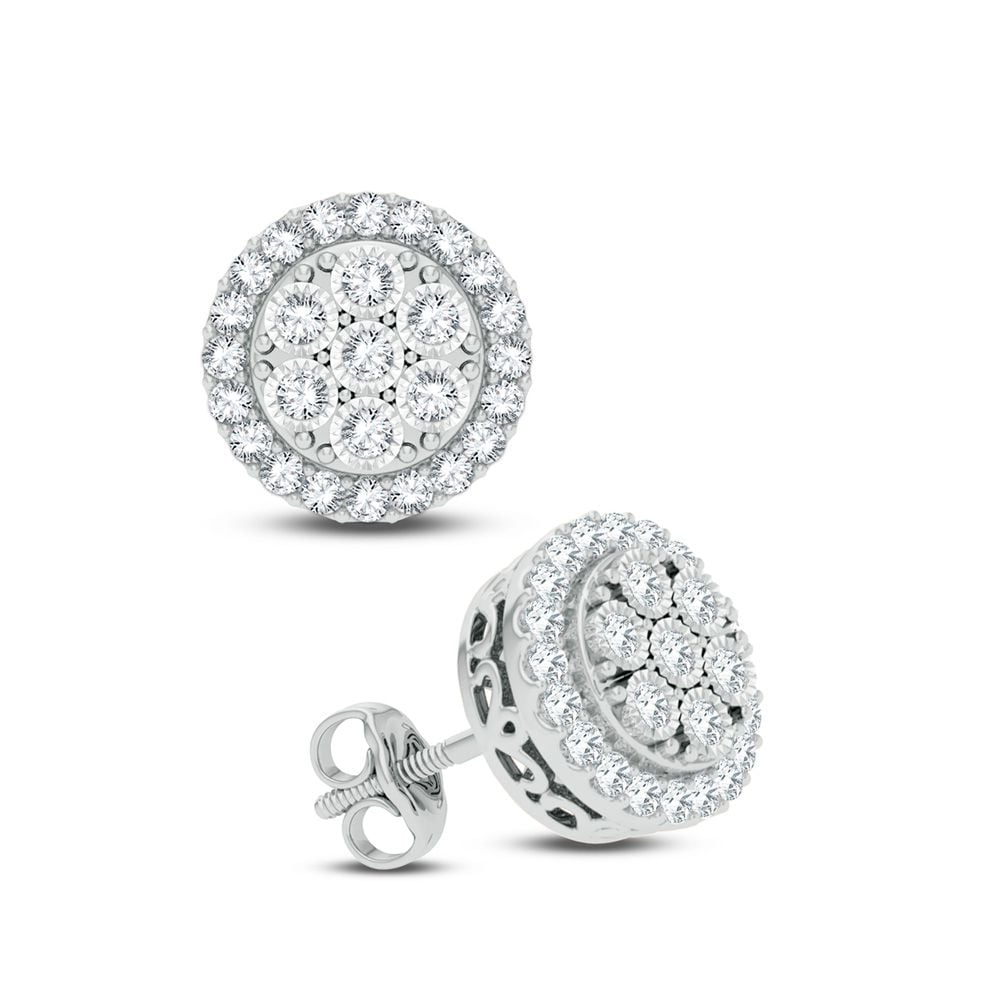 14K 1.00CT Diamond Earring